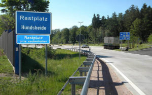 Strefy usługowe na drogach Niemiec