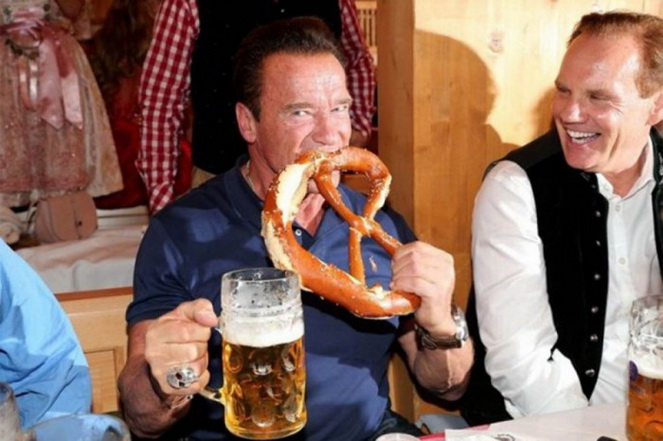 Arnold Schwarzenegger na Oktoberfest