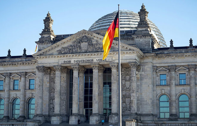 Reichstagu w Berlinie